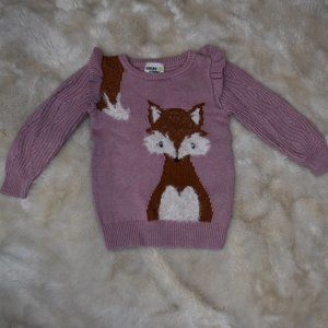 Genuine Kids Knit Fox Sweater/ Size 2T